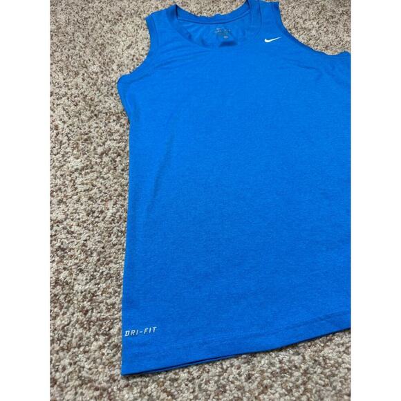 Nike Dri-Fit Sleeveless shirt, size women's Medium, Blue - Picture 7 of 8